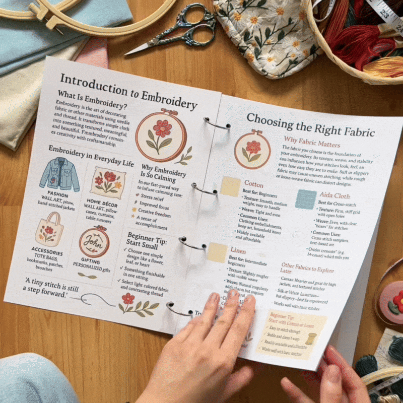 Embroidery Learning Bundle